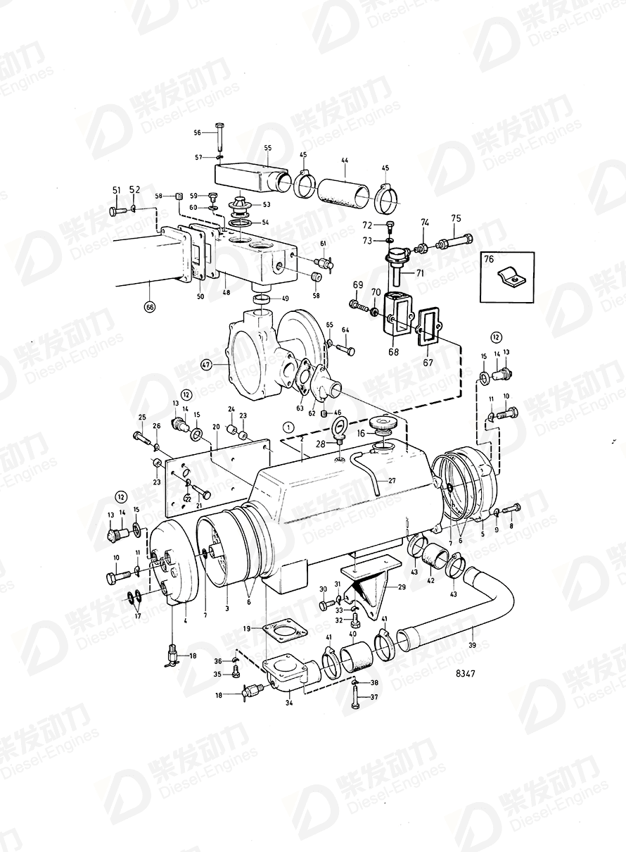 volvo penta O-ring 925278 Drawing volvo penta O-ring 925278 Drawing
